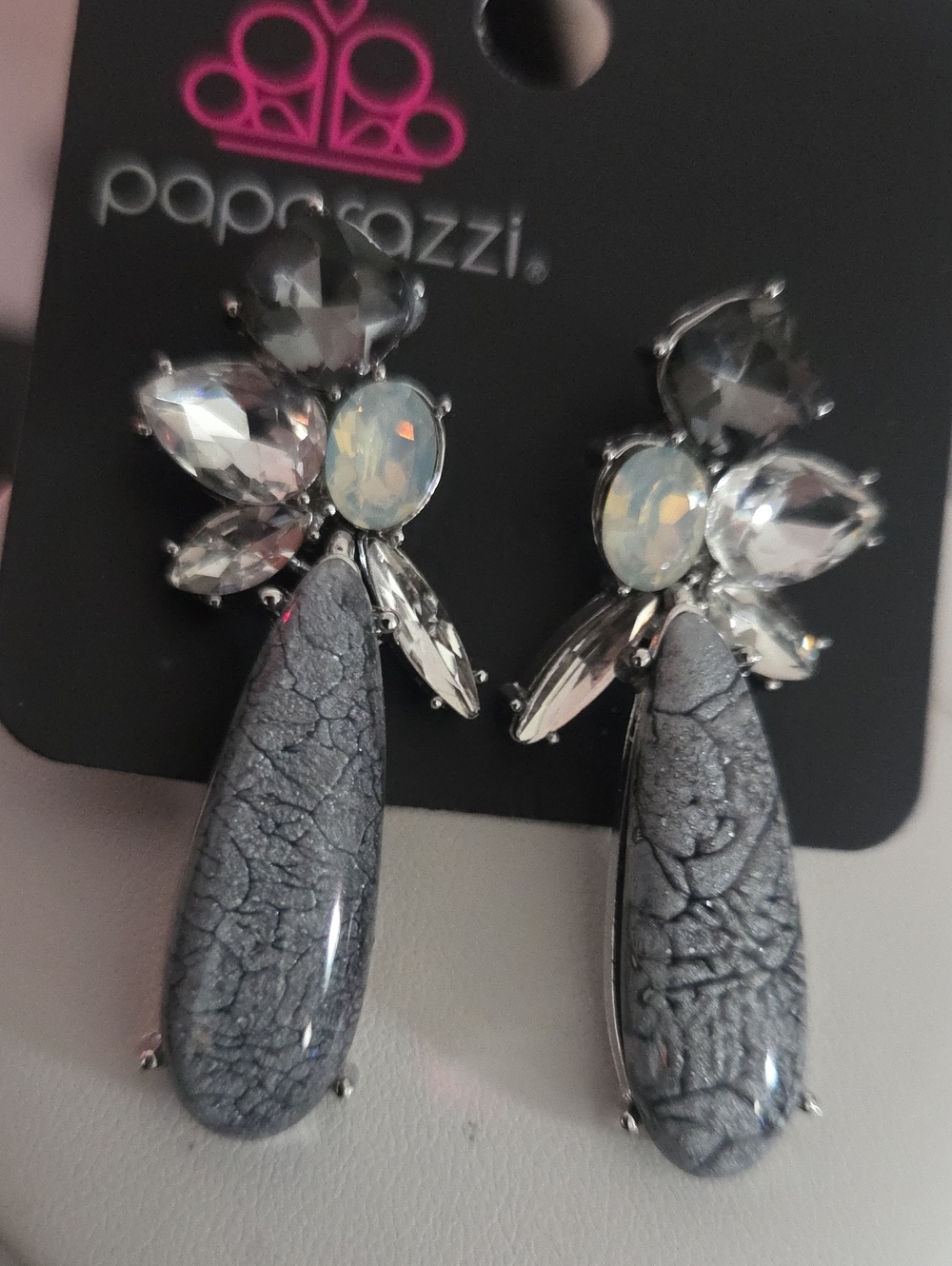 Paparazzi DIY Dazzle Silver Post Earrings NWT